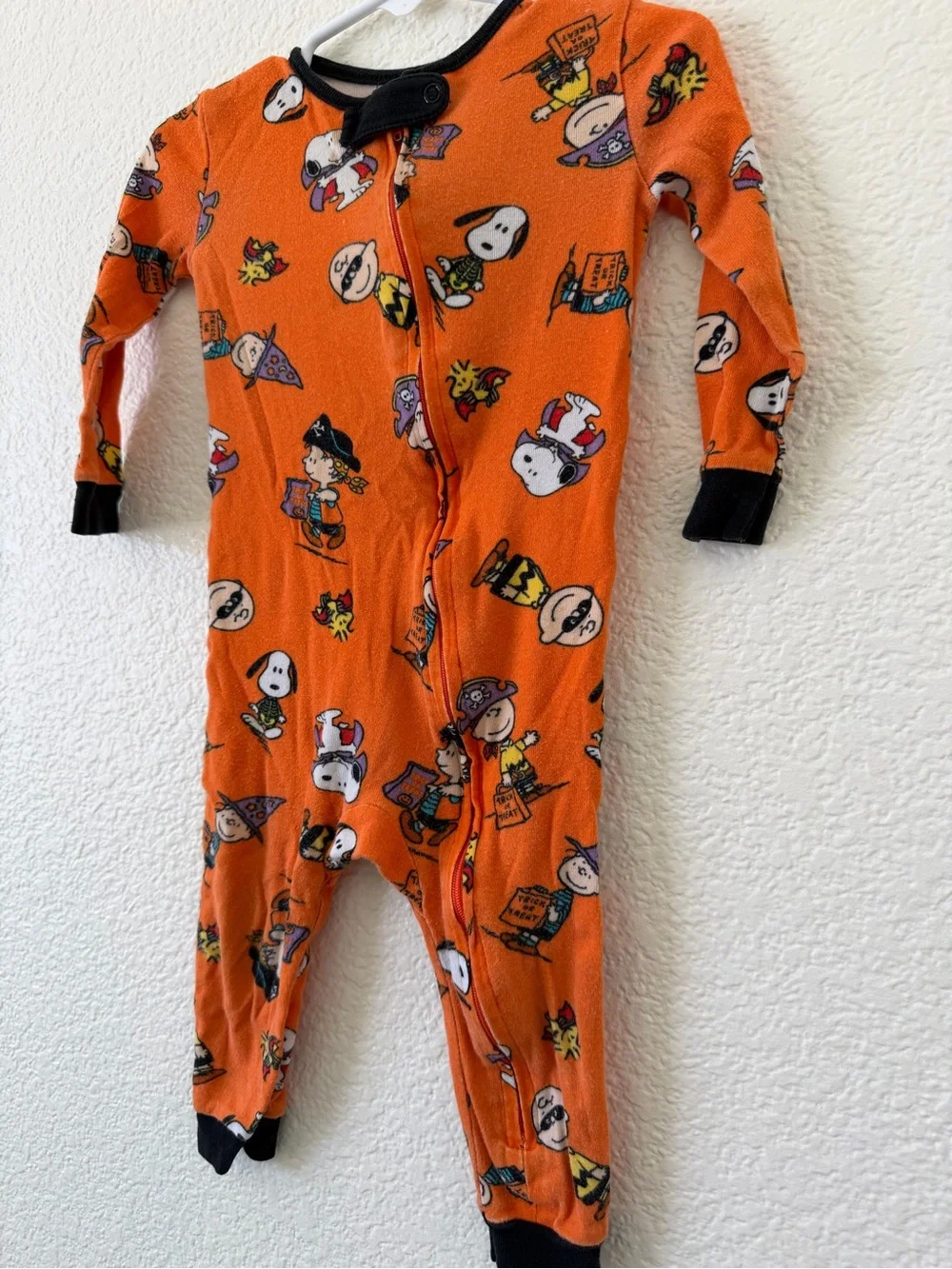Peanuts Footless zipper Pajama